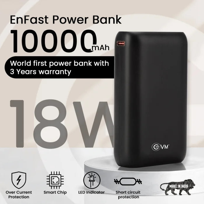 EVM Enfast Puls10000 mAh Power Bank