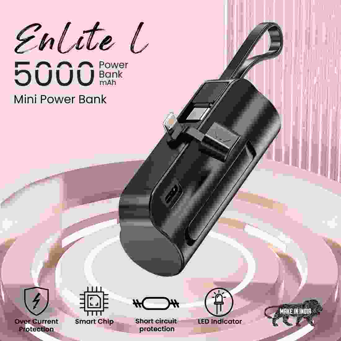 EVM ENLITE L 5000 mAh Power Bank