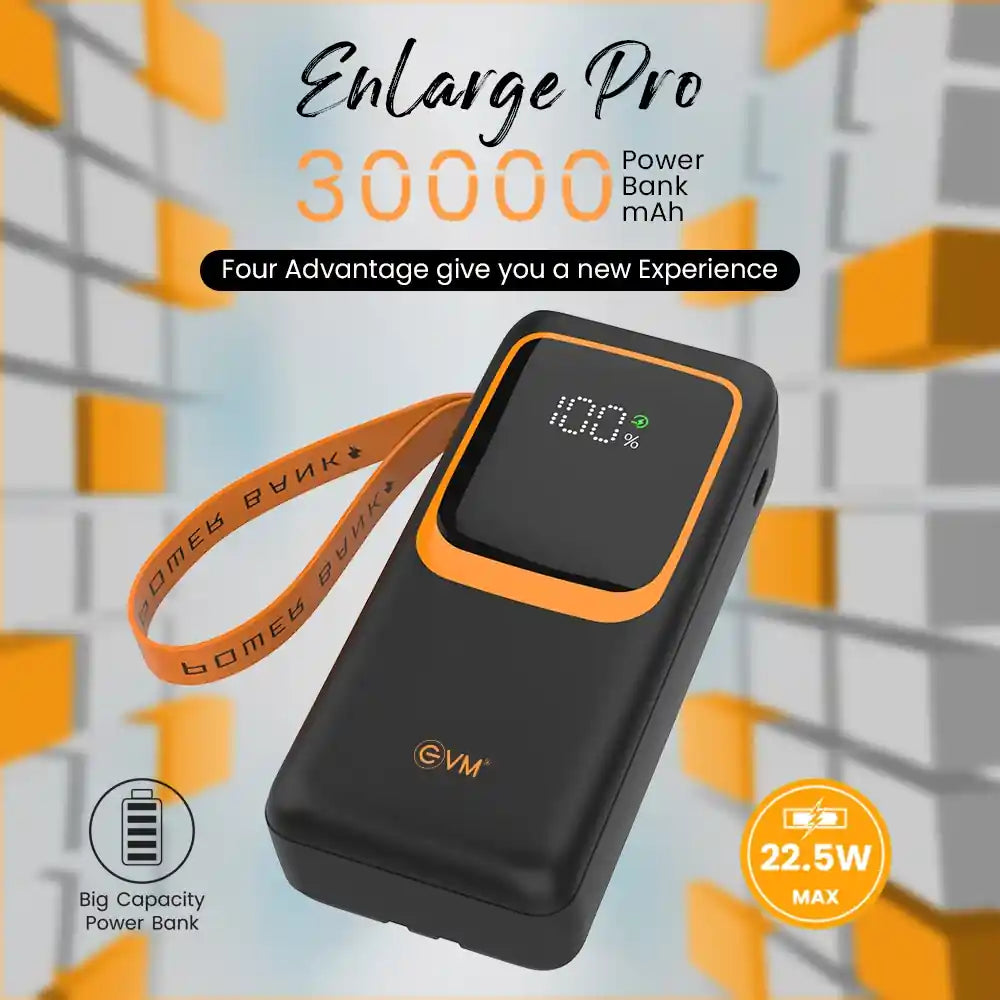 EVM EnLarge Pro 30000 mAh Power Bank
