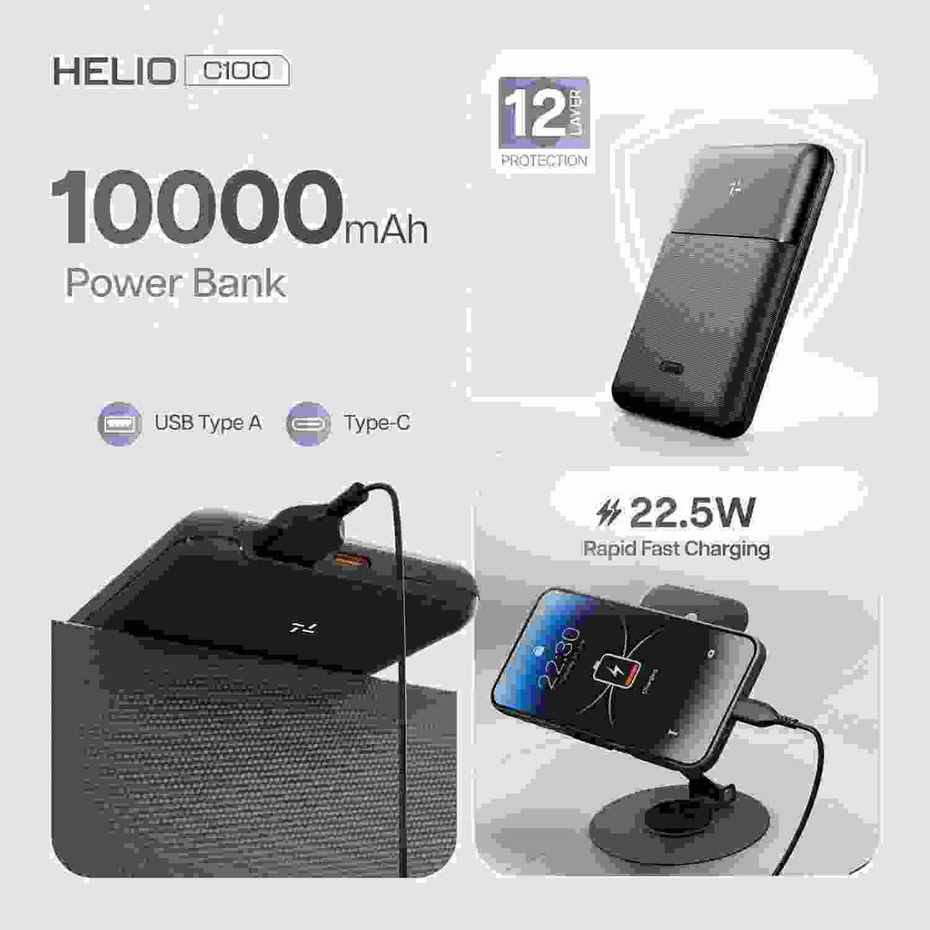 Geonix Helio C100 10000 mAh Power Bank