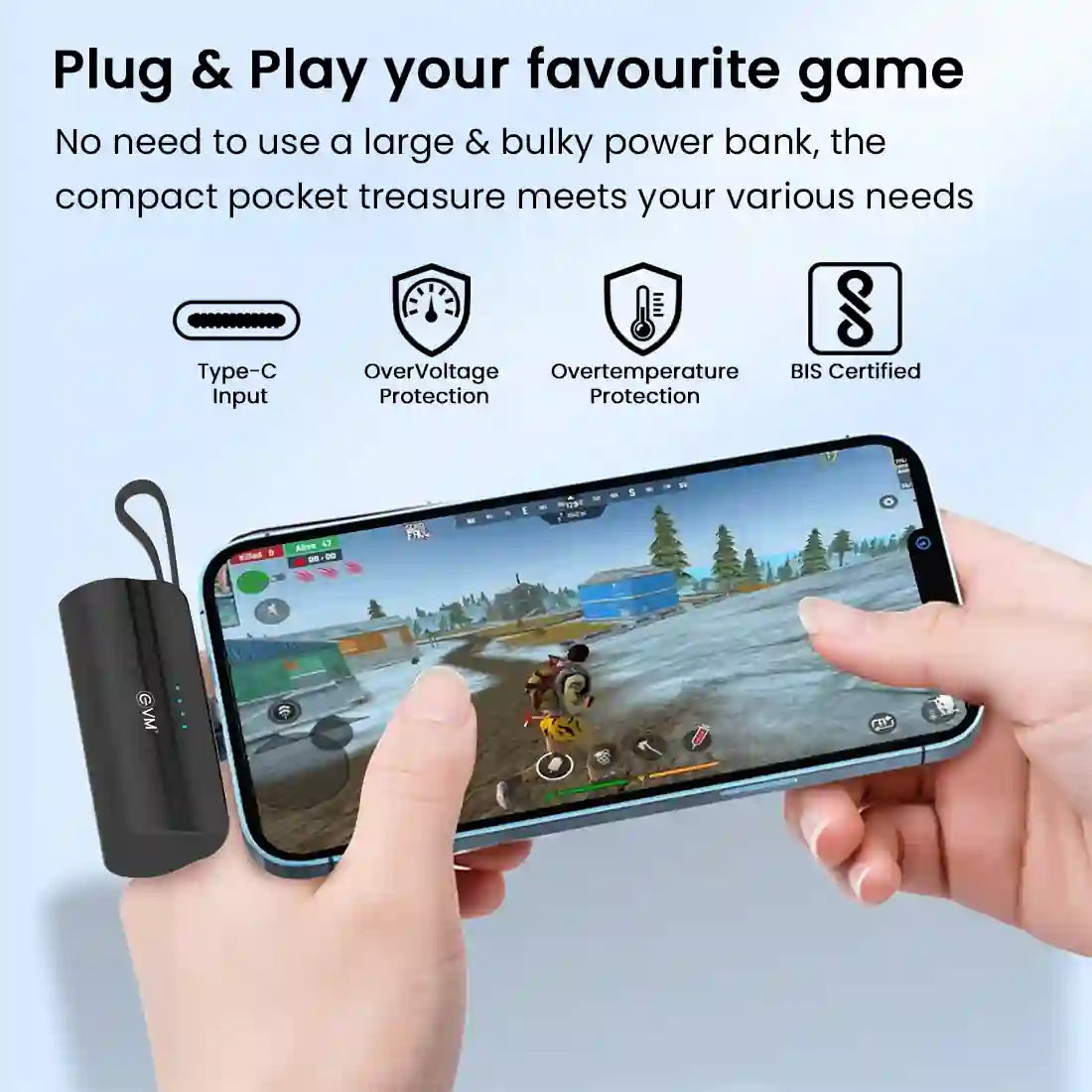 EVM ENLITE C 5000 mAh Power Bank