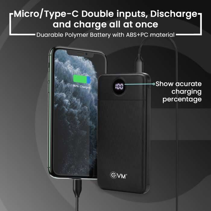 EVM Enmove 10000 mAh Power Bank