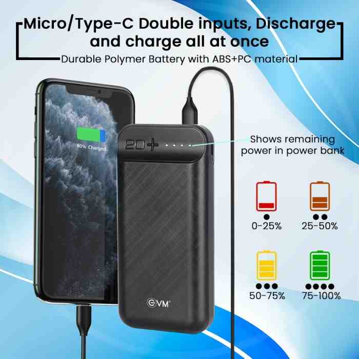 EVM Encharge Plus 20000 mAh Power Bank