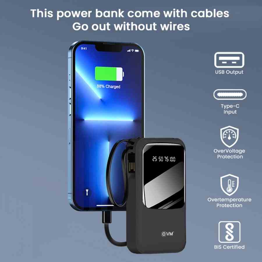 EVM Encase Mini 10000 mAh Power Bank