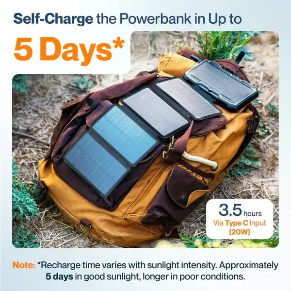 Ambrane Solar 10K 10000 mAh Power Bank
