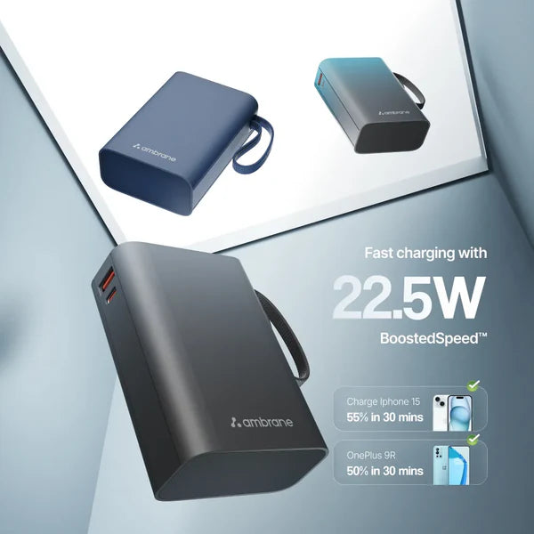 Ambrane MiniCharge 20 20000 mAh Power Bank