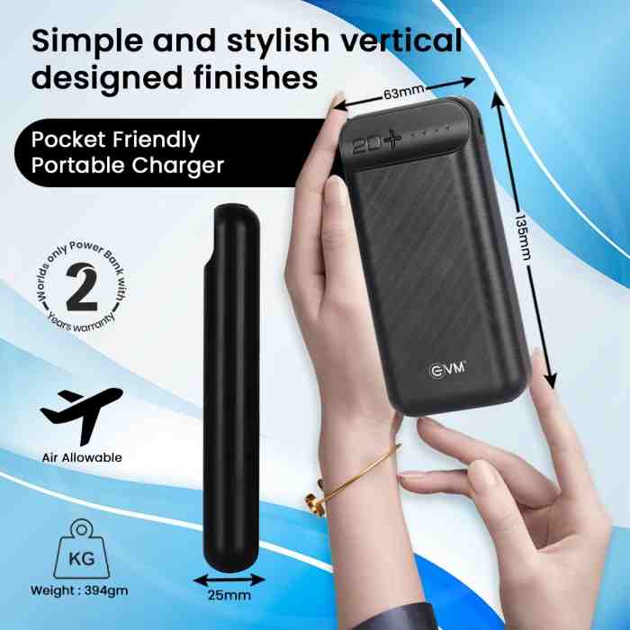 EVM Encharge Plus 20000 mAh Power Bank