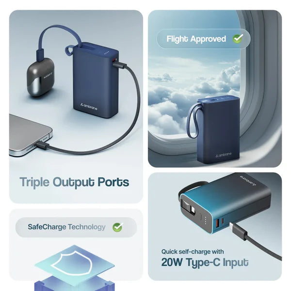 Ambrane MiniCharge 20 20000 mAh Power Bank