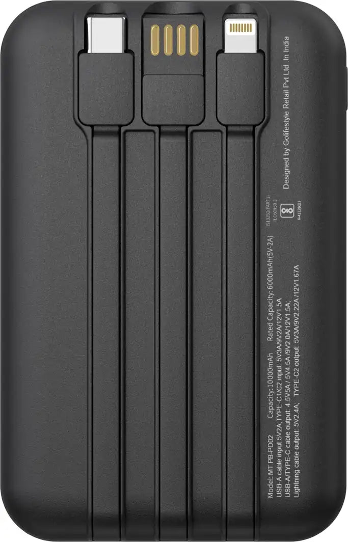 MuvTech Mini Pro 10000 mAh Wireless Power Bank