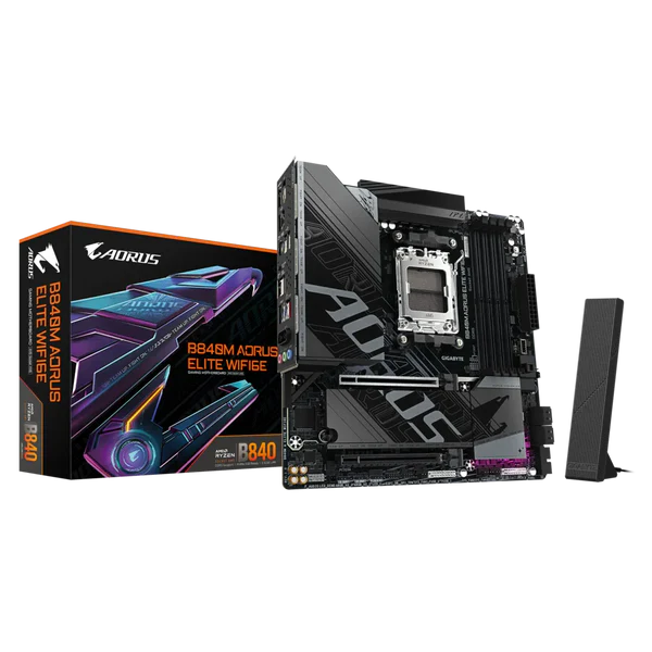 GIGABYTE B840M Aorus Elite WIFI6E AMD Motherboard