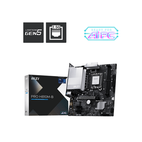 MSI Pro H810M-B DDR5 Intel Motherboard