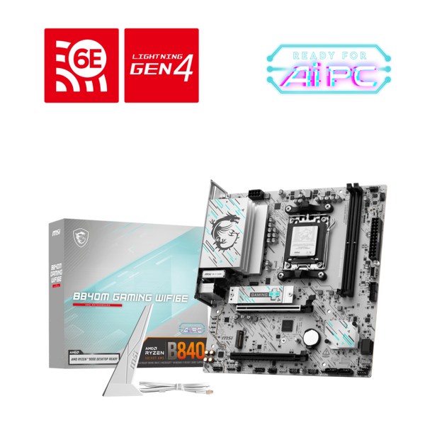 MSI B840M Gaming Wifi6e DDR5 AMD Motherboard
