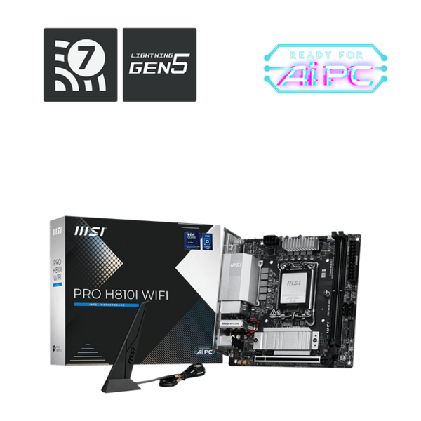 MSI Pro H810I Wifi7 DDR5 Intel Motherboard