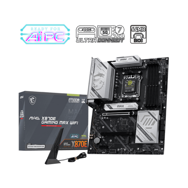 MSI MAG X870E Gaming Max Wifi7 DDR5 AMD Motherboard