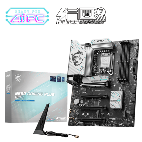 MSI B860 Gaming Plus Wifi DDR5 Intel Motherboard