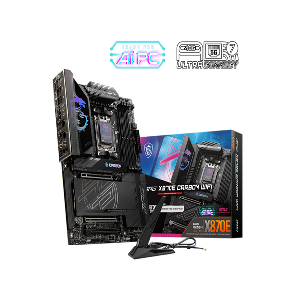 MSI MPG X870E Carbon Wifi DDR5 AMD Motherboard