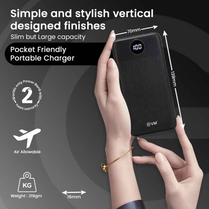 EVM Enmove 10000 mAh Power Bank