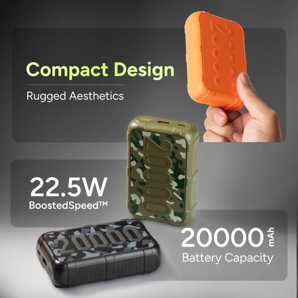 Ambrane Force 20K 20000 mAh Power Bank