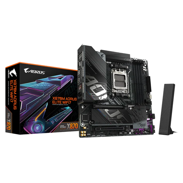 GIGABYTE X870M Aorus Elite Wifi7 DDR5 AMD Motherboard