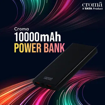 Croma CRSP10MPBA040601 10000 mAh Power Bank