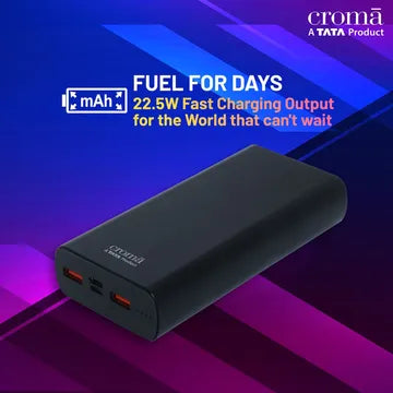 Croma CRSP20MPBA040602 20000 mAh Power Bank