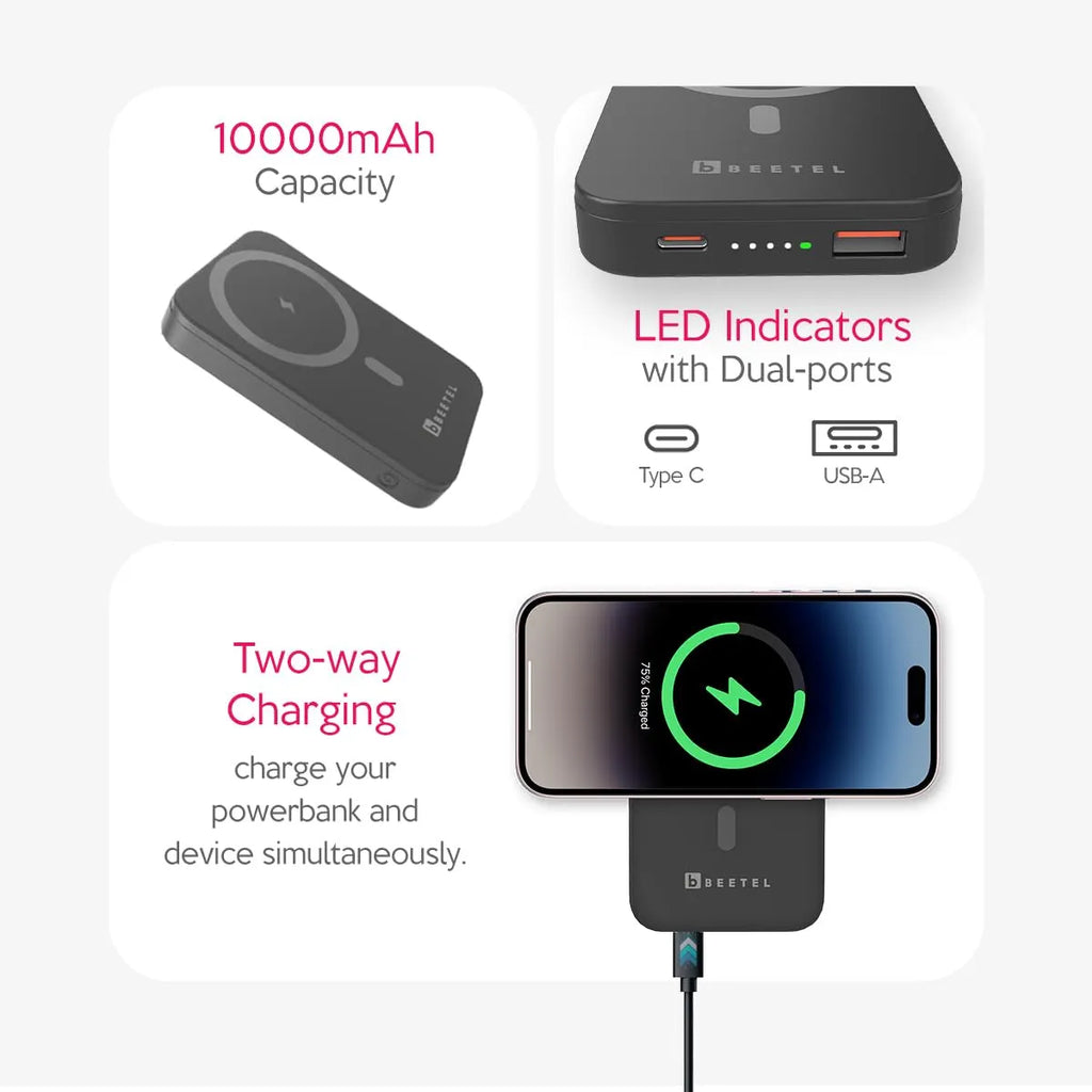 Beetel MagVibe WR10 10000 mAh Power Bank