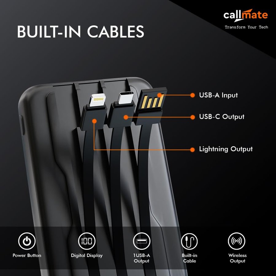 Callmate C-Thru 5000 mAh Power Bank