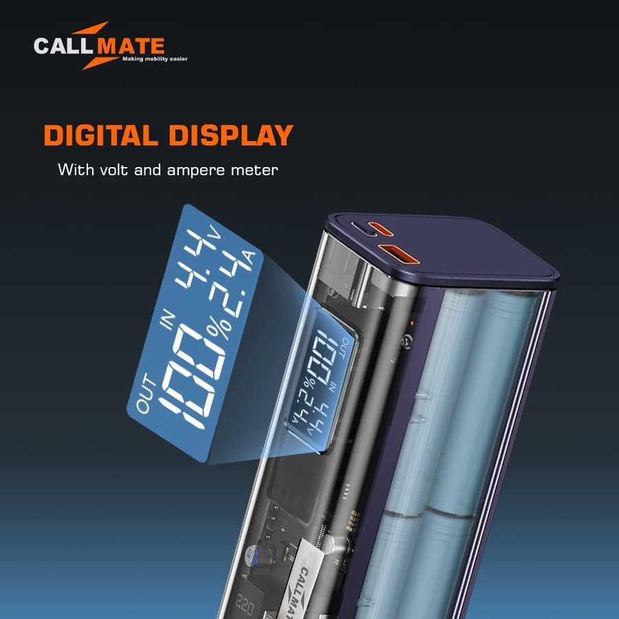 Callmate C-Thru 20000 mAh Power Bank