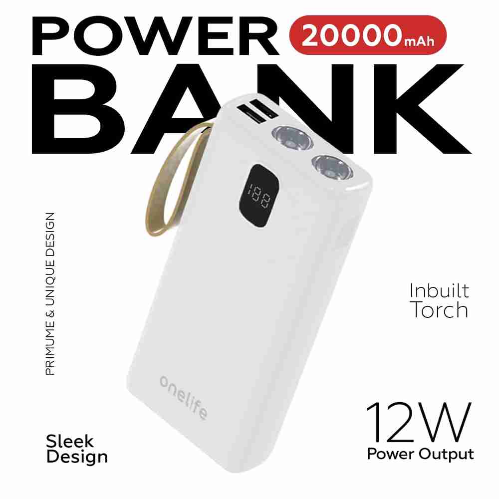 OneLife Power 02 20000 mAh Power Bank
