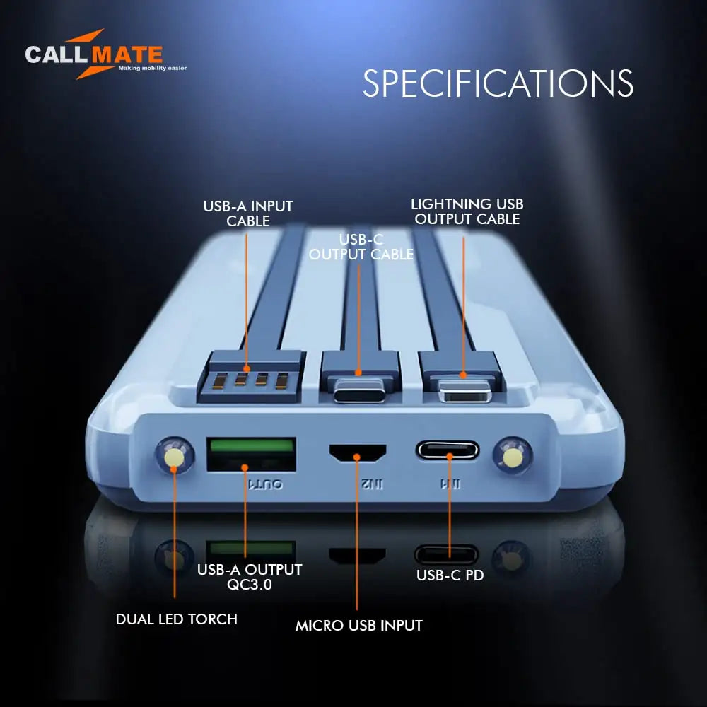 Callmate ‎DX114 10000 mAh Power Bank