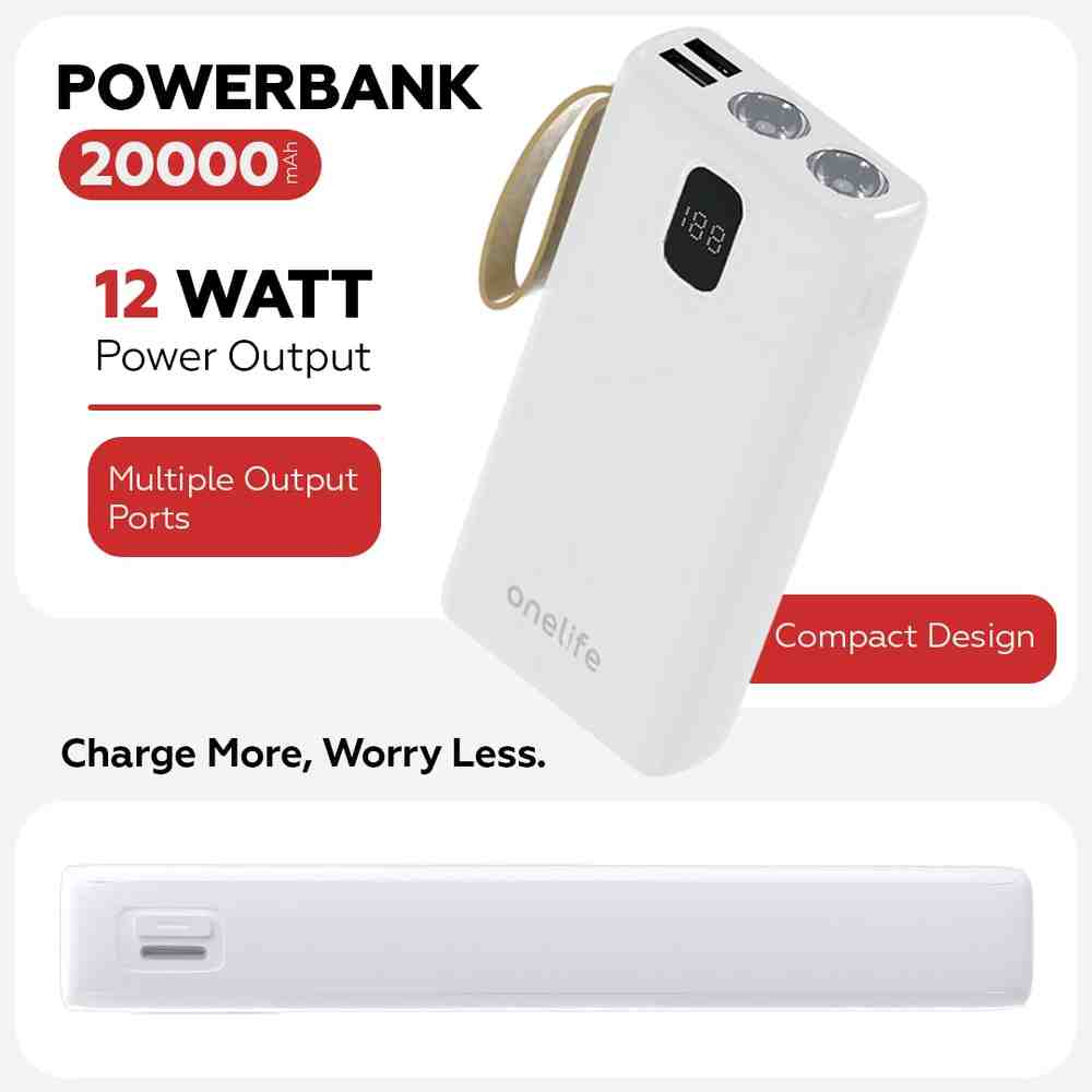OneLife Power 02 20000 mAh Power Bank