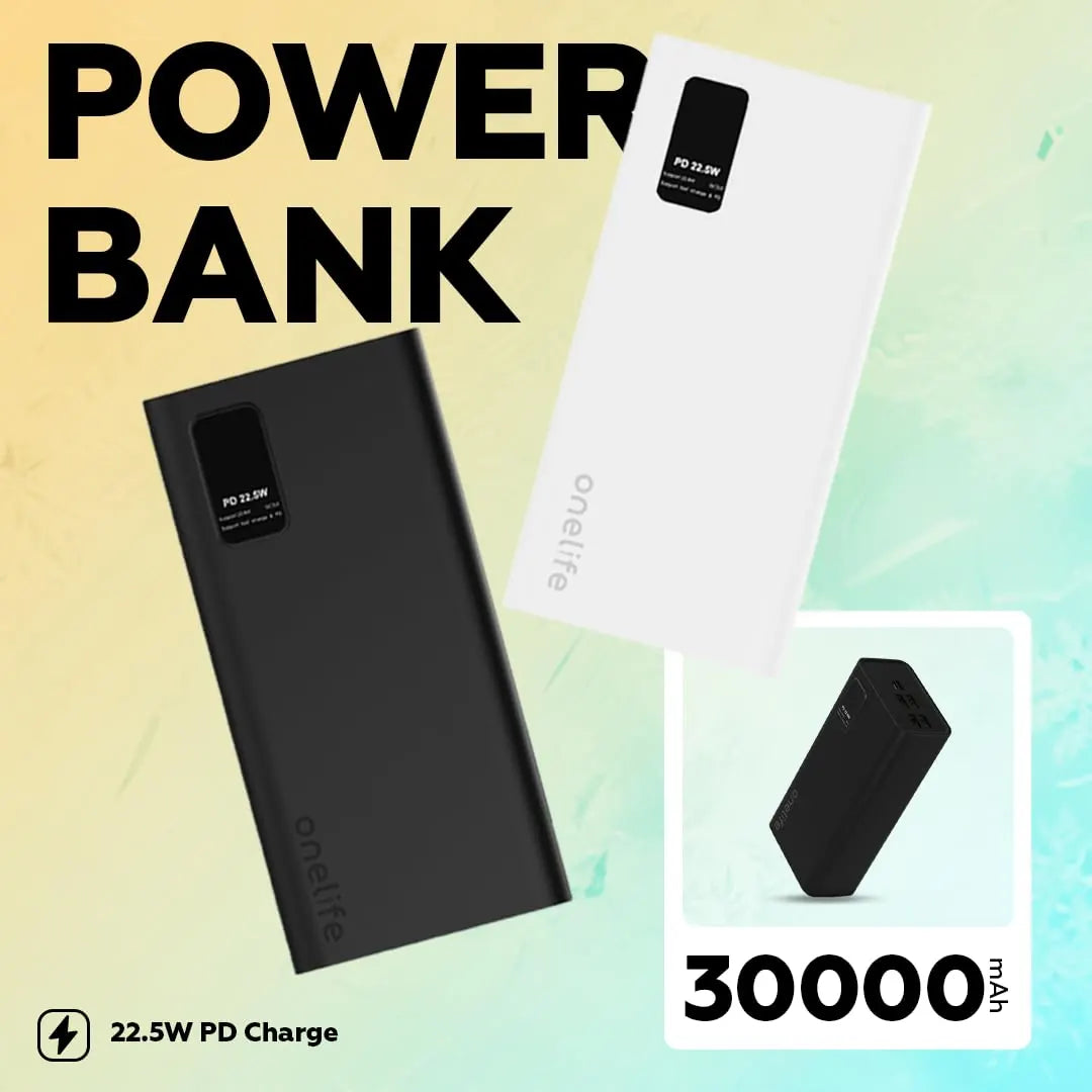 OneLife Power 10 30000 mAh Power Bank