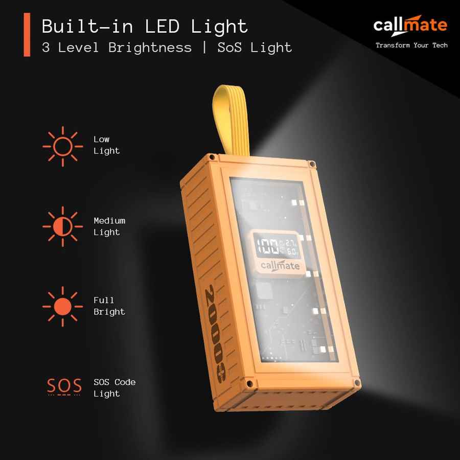 Callmate Ultrafuse 20000 mAh Power Bank