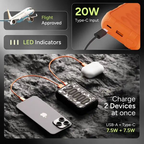 Ambrane Force 20K 20000 mAh Power Bank