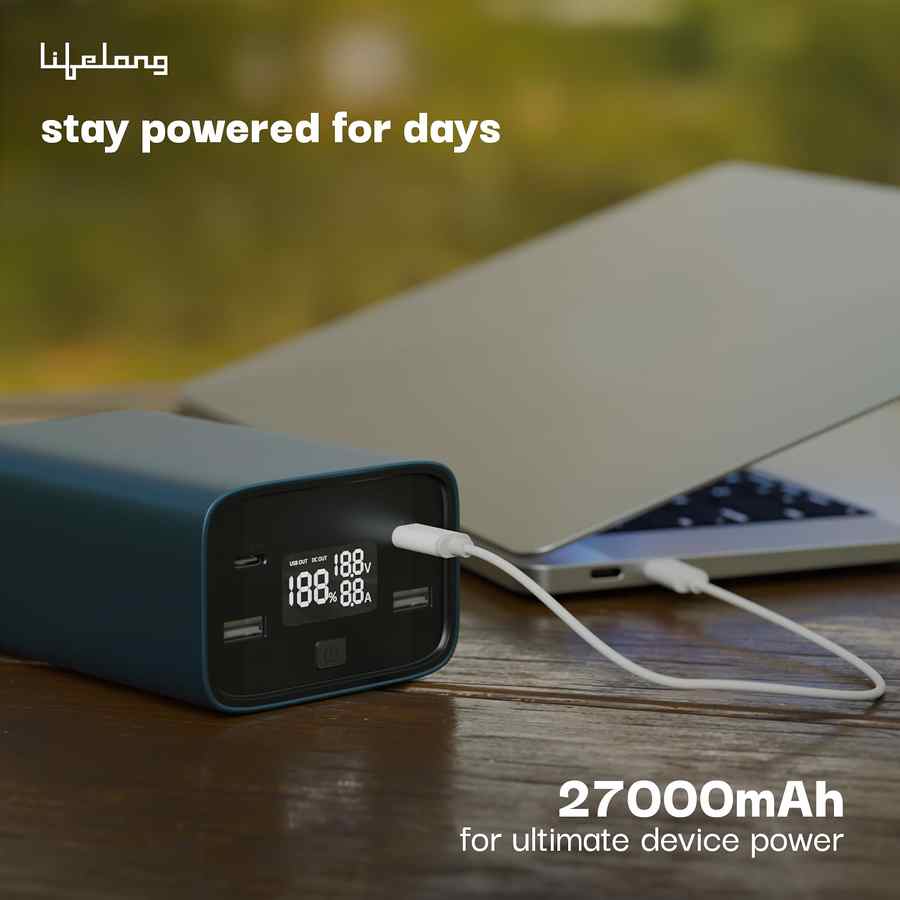 Lifelong Ultra Charge 27000 mAh Power Bank