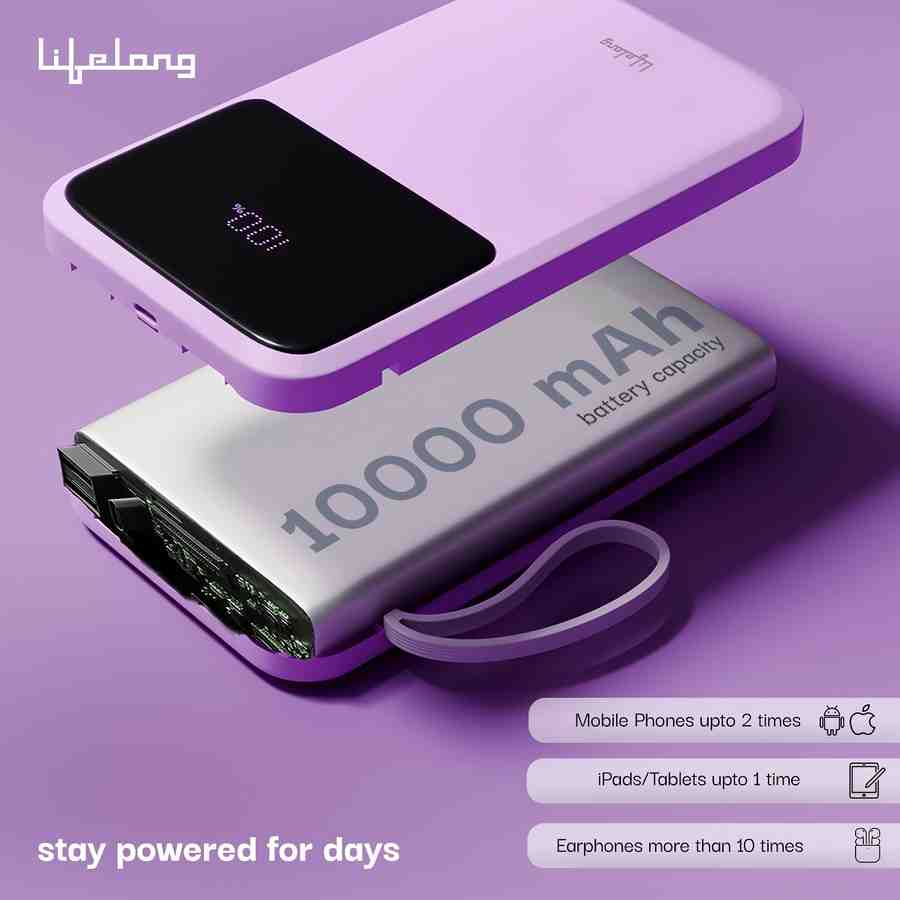 Lifelong ZenCharge 10000 mAh Power Bank