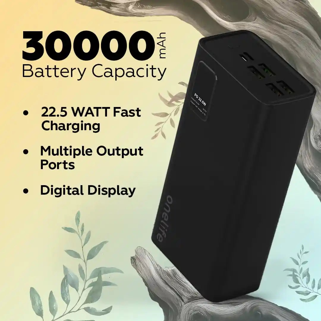 OneLife Power 10 30000 mAh Power Bank