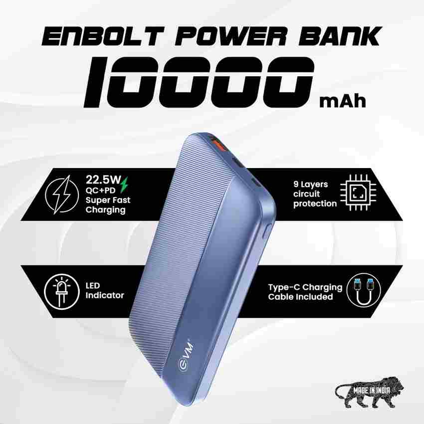 EVM Enbolt 10000 mAh Power Bank
