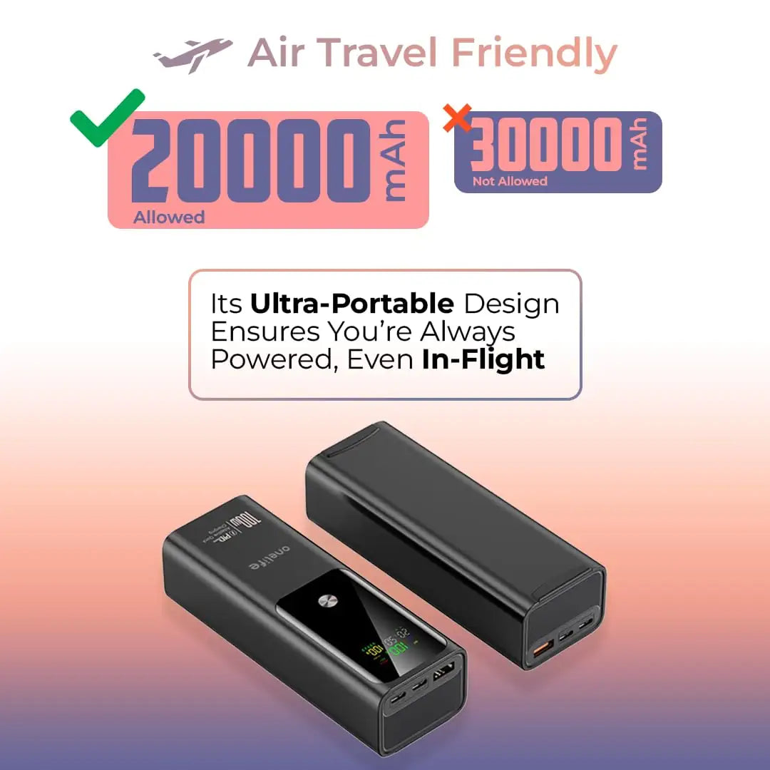 OneLife Power 17 20000 mAh Power Bank