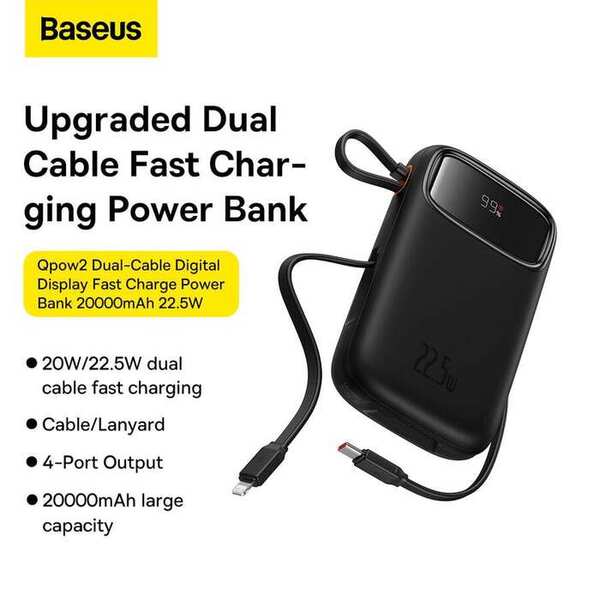 Baseus Qpow2 20000 mAh Power Bank