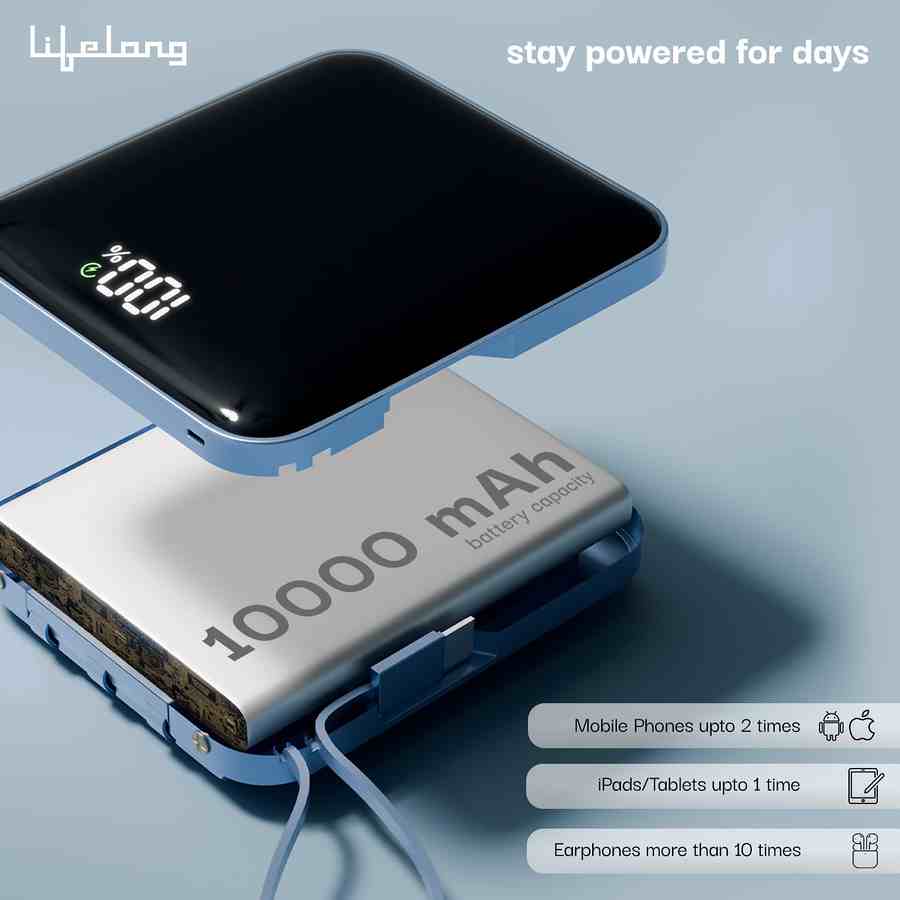Lifelong Pulse 10000 mAh Power Bank