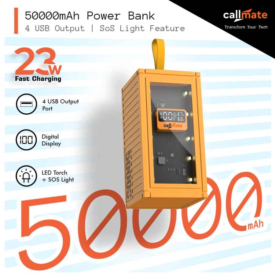 Callmate Ultrafuse Max 50000 mAh Power Bank