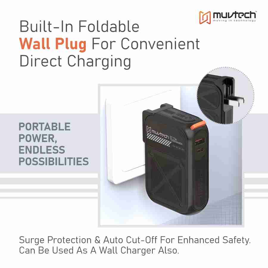Muvtech Travel Mate 10000 mAh Power Bank