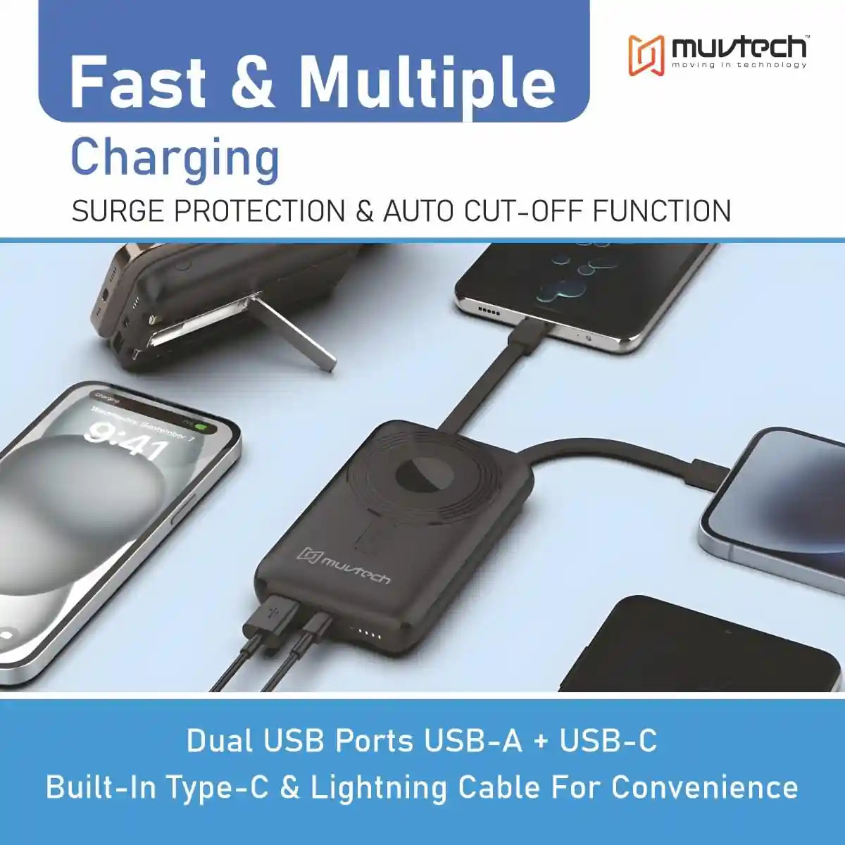 MuvTech Pocket Link 10000 mAh Power Bank