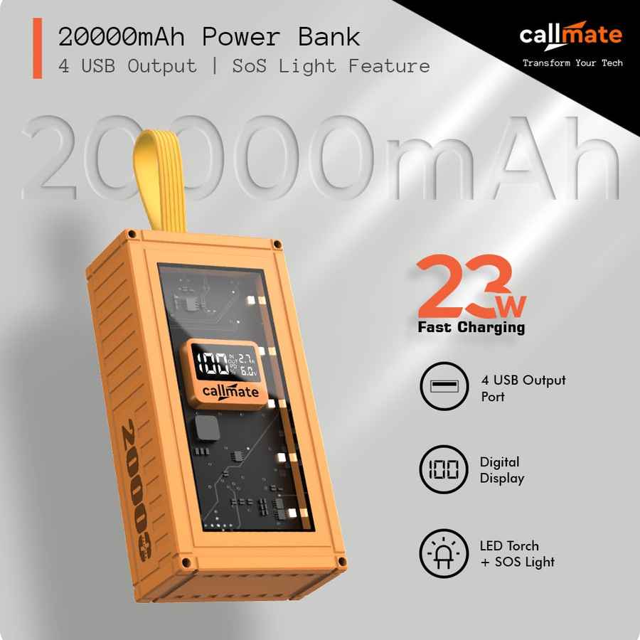 Callmate Ultrafuse 20000 mAh Power Bank