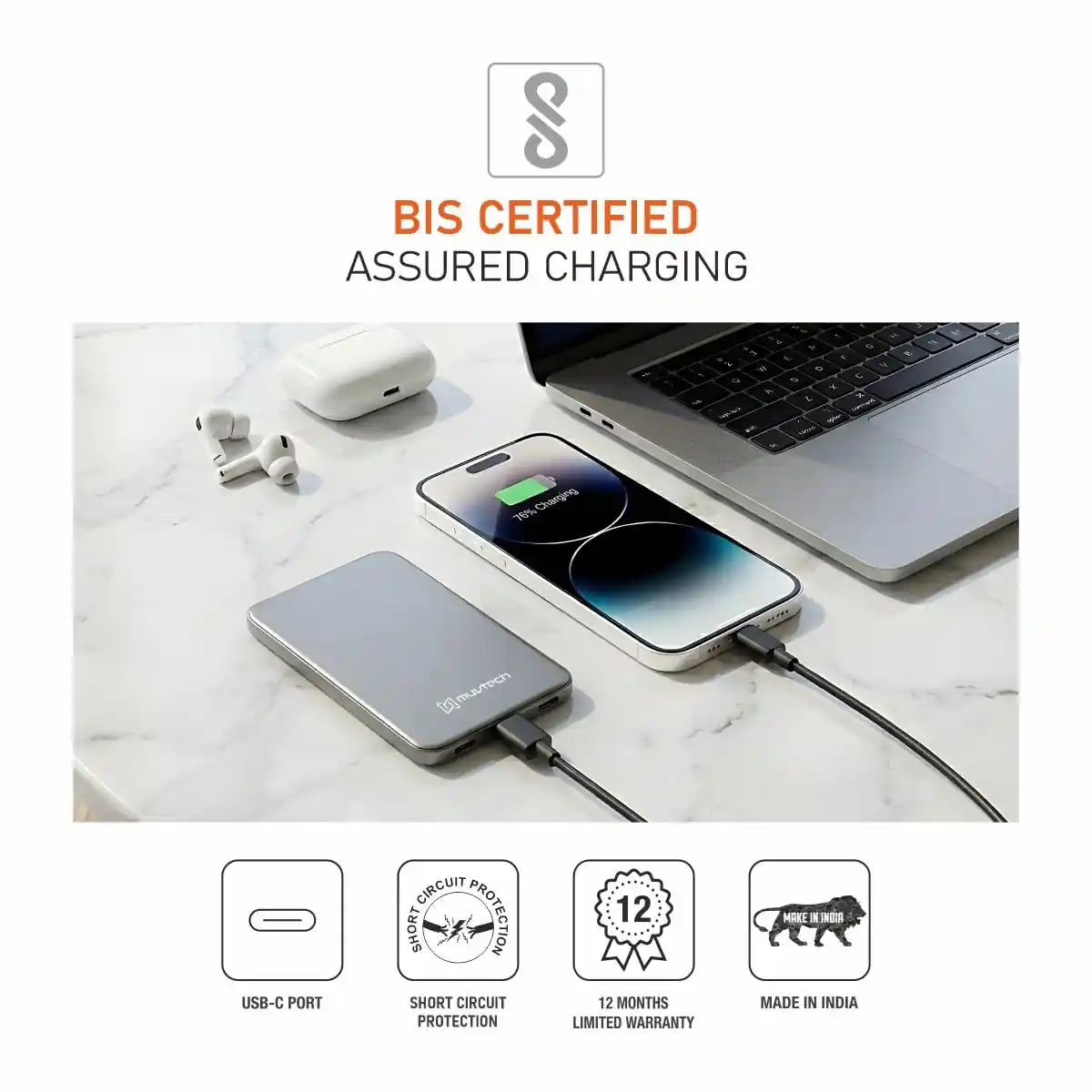 Muvtech AEROSLIM 5000 mAh Power Bank