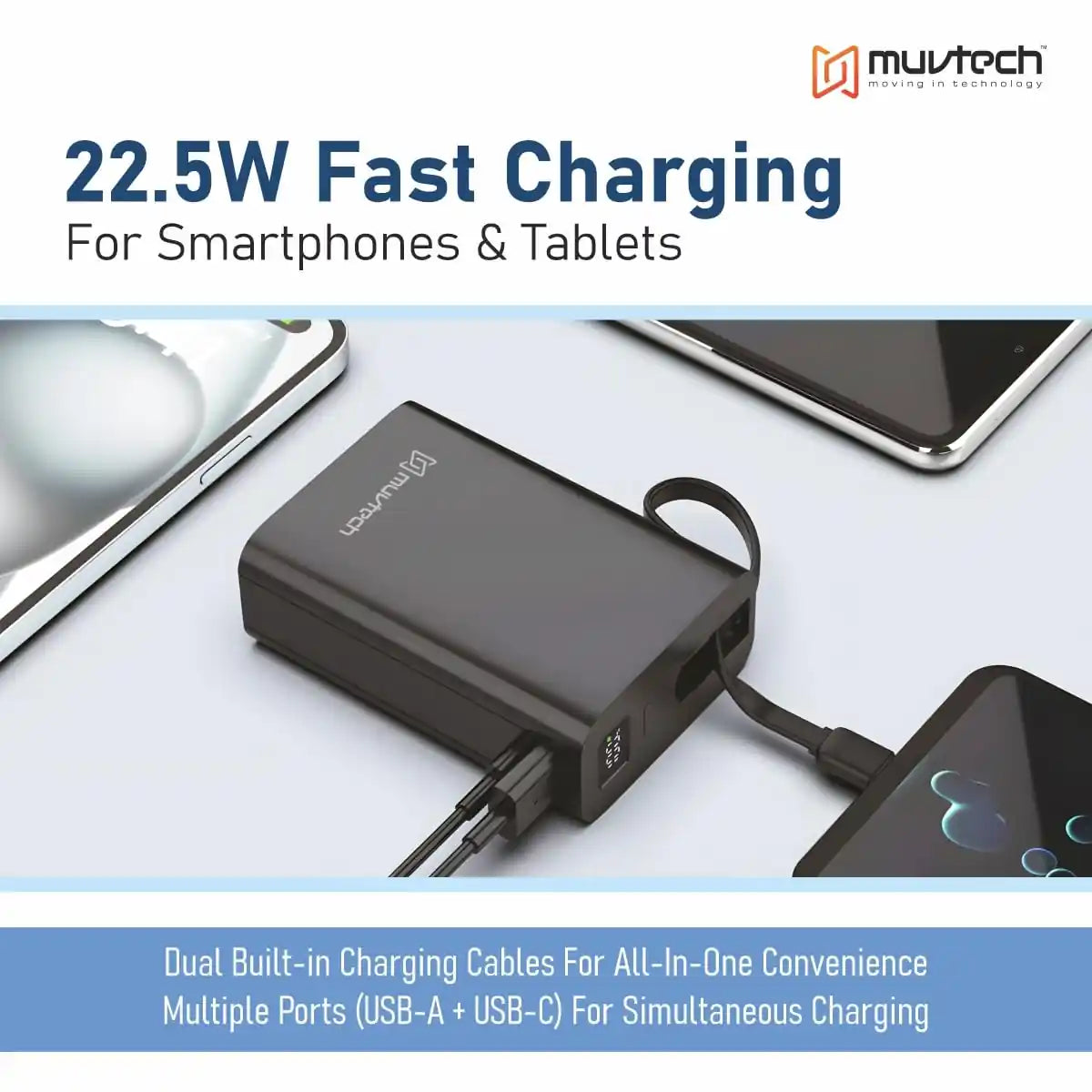 MuvTech Nano Tank 20000 mAh Power Bank