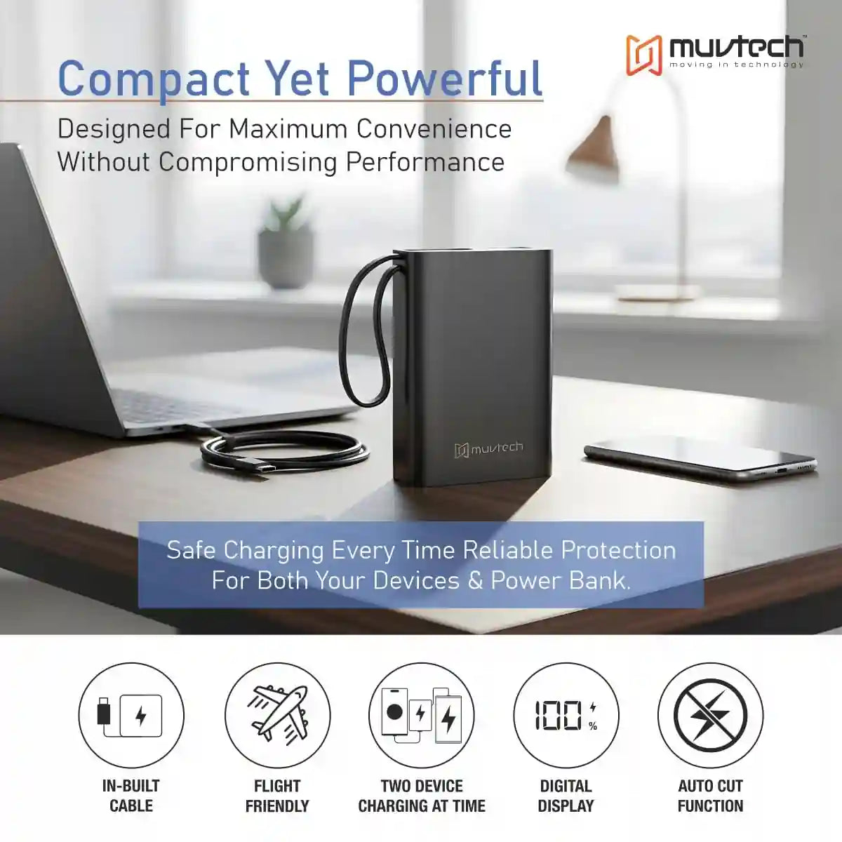 MuvTech Nano Tank 20000 mAh Power Bank