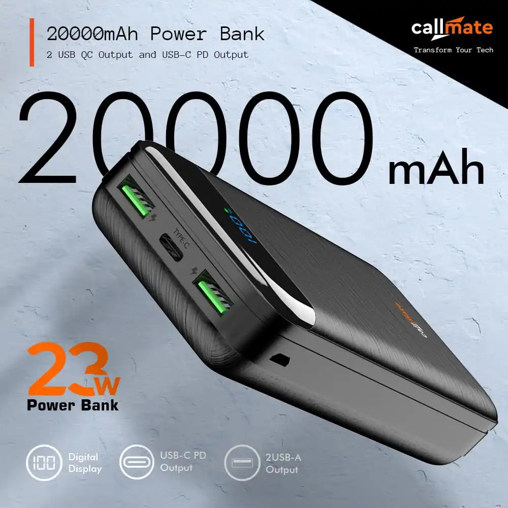 Callmate Chargemaster 200 20000 mAh Power Bank