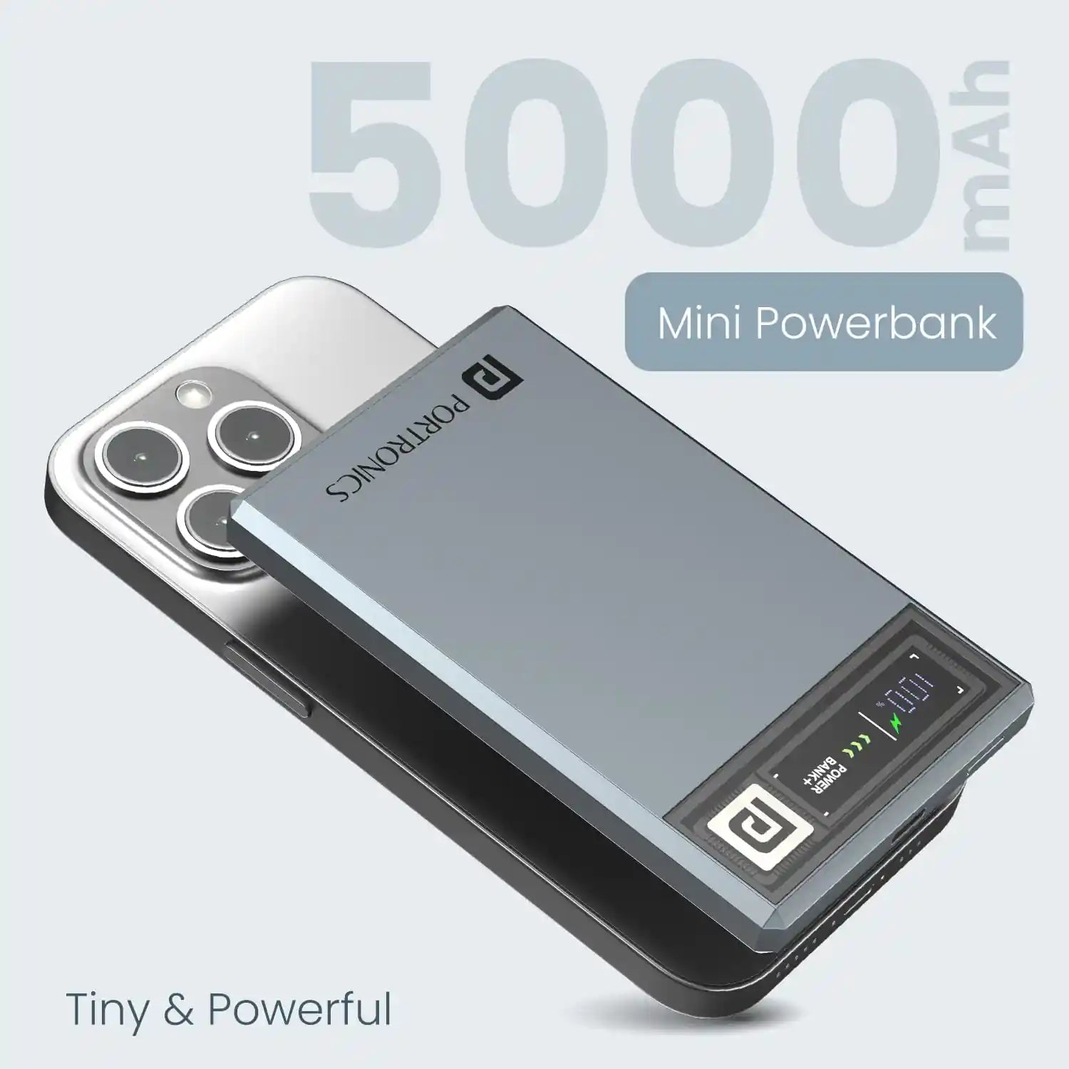 Portronics Luxcell MagClick 5K 5000 mAh Power Bank
